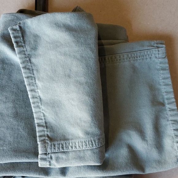 Carhartt green carpenters pants no size tag waist 19 "  inseam 33 EUC - Picture 7 of 9